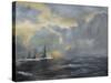 Japanese Fleet in Pacific-Vincent Alexander Booth-Stretched Canvas