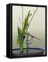 Japanese Flower Arranging (Ikebana) also Called the Way of Flowers (Kado), Japan-null-Framed Stretched Canvas