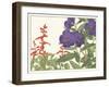 Japanese Flower Garden VI-Konan Tanigami-Framed Art Print