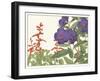 Japanese Flower Garden VI-Konan Tanigami-Framed Art Print
