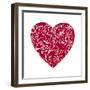 Japanese Flower Heart-Carla Martell-Framed Giclee Print