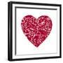 Japanese Flower Heart-Carla Martell-Framed Giclee Print