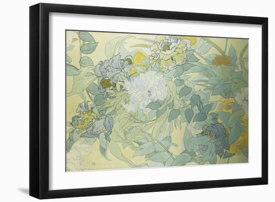 Japanese Flowers; Les Fleurs Japonaise-Georges de Feure-Framed Premium Giclee Print