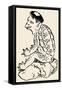 Japanese Folklore: Kappa-null-Framed Stretched Canvas