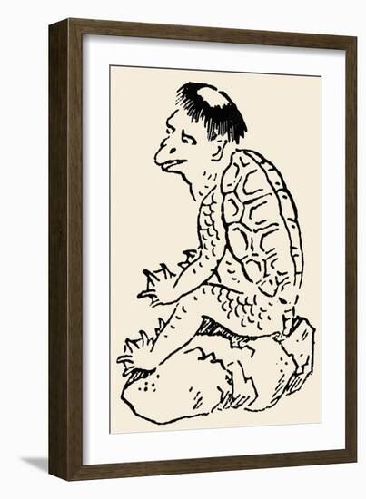 Japanese Folklore: Kappa-null-Framed Giclee Print