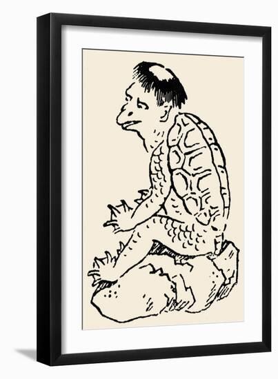 Japanese Folklore: Kappa-null-Framed Giclee Print