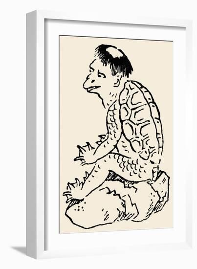 Japanese Folklore: Kappa-null-Framed Giclee Print