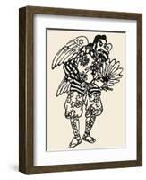 Japanese Folklore: Tengu-null-Framed Giclee Print