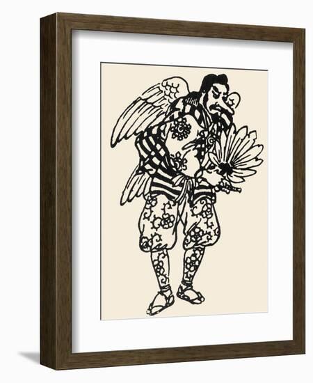 Japanese Folklore: Tengu-null-Framed Giclee Print