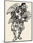 Japanese Folklore: Tengu-null-Mounted Giclee Print