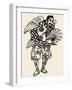 Japanese Folklore: Tengu-null-Framed Giclee Print