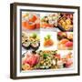 Japanese Food Collage-svry-Framed Photographic Print