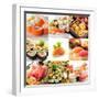 Japanese Food Collage-svry-Framed Photographic Print