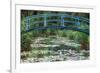 Japanese Footbridge-Claude Monet-Framed Art Print