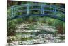 Japanese Footbridge-Claude Monet-Mounted Art Print