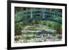 Japanese Footbridge-Claude Monet-Framed Premium Giclee Print