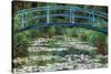 Japanese Footbridge-Claude Monet-Stretched Canvas