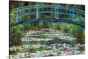 Japanese Footbridge-Claude Monet-Stretched Canvas