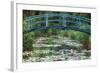 Japanese Footbridge-Claude Monet-Framed Art Print