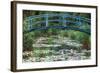 Japanese Footbridge-Claude Monet-Framed Art Print