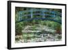 Japanese Footbridge-Claude Monet-Framed Art Print