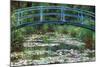Japanese Footbridge-Claude Monet-Mounted Art Print