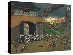 Japanese Forces Engage Boxers at Tianjin-null-Stretched Canvas