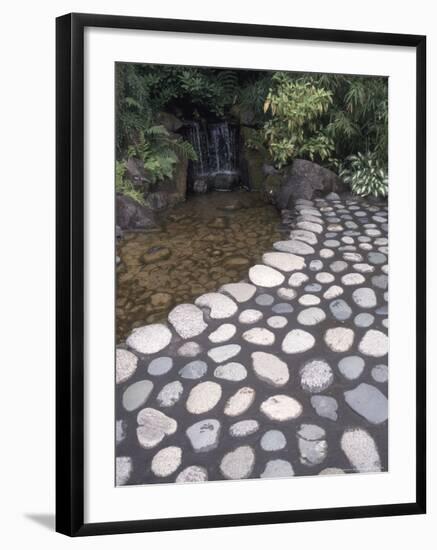 Japanese Garden at Butchart Gardens, Vancouver Island, British Columbia, Canada-Connie Ricca-Framed Photographic Print