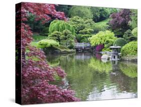 Japanese Garden, Brooklyn Botanical Garden, Brooklyn-Christian Kober-Stretched Canvas