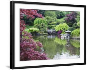 Japanese Garden, Brooklyn Botanical Garden, Brooklyn-Christian Kober-Framed Photographic Print