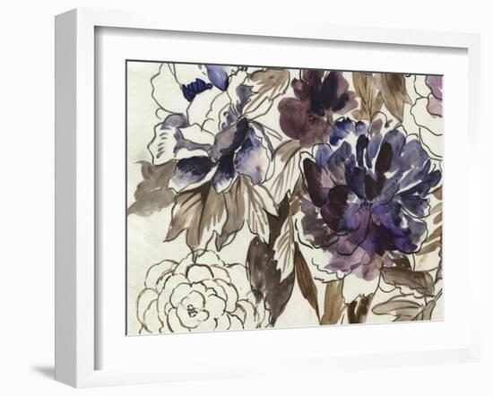 Japanese Garden III Plum Version-Asia Jensen-Framed Art Print