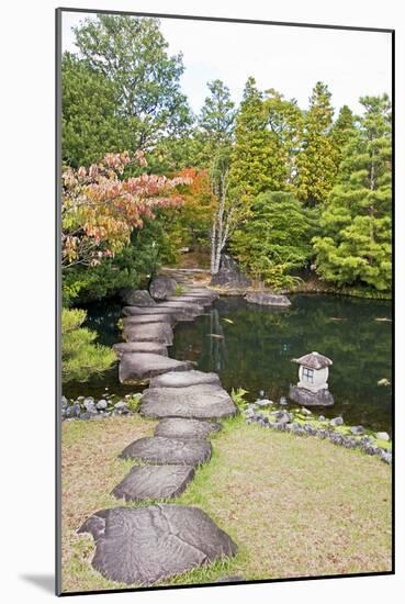 Japanese Garden in Himeji - Japan-Ryszard Stelmachowicz-Mounted Photographic Print