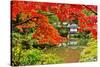 Japanese Garden in Nikko, Japan.-SeanPavonePhoto-Stretched Canvas