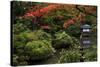 Japanese garden outside the Tokugawa Mausoleum, Nikko, Honshu, Japan, Asia-David Pickford-Stretched Canvas