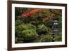 Japanese garden outside the Tokugawa Mausoleum, Nikko, Honshu, Japan, Asia-David Pickford-Framed Photographic Print