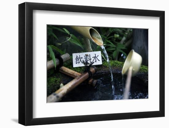 Japanese garden outside the Tokugawa Mausoleum, Nikko, Honshu, Japan, Asia-David Pickford-Framed Photographic Print