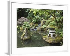 Japanese Garden, Portland, Oregon, Usa-Connie Bransilver-Framed Photographic Print