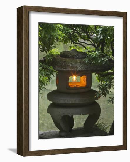 Japanese Garden, Portland, Oregon, USA-William Sutton-Framed Photographic Print