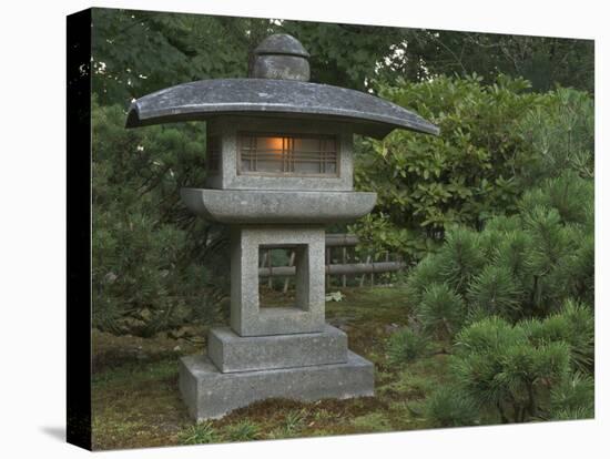 Japanese Garden, Portland, Oregon, USA-William Sutton-Stretched Canvas