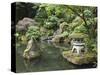 Japanese Garden, Portland, Oregon, Usa-Connie Bransilver-Stretched Canvas