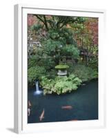 Japanese Garden, Tokyo, Japan-Rob Tilley-Framed Premium Photographic Print