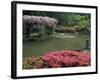 Japanese Garden with Rhododendrons and Wysteria, Seattle, Washington, USA-Jamie & Judy Wild-Framed Photographic Print
