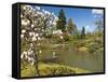 Japanese Gardens Part of Washington Park Arboretum, Seattle, Washington, USA-Trish Drury-Framed Stretched Canvas