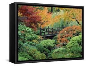 Japanese Gardens, Portland, Oregon, USA-null-Framed Stretched Canvas