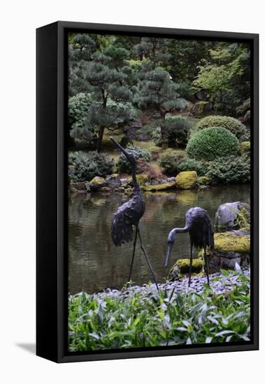 Japanese Gardens V-Brian Moore-Framed Stretched Canvas