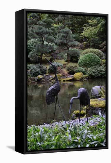 Japanese Gardens V-Brian Moore-Framed Stretched Canvas