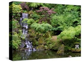 Japanese Gardens Washington Park Portland Oregon, USA-null-Stretched Canvas