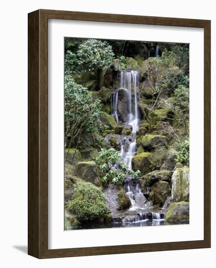 Japanese Gardens-Rick Bowmer-Framed Photographic Print