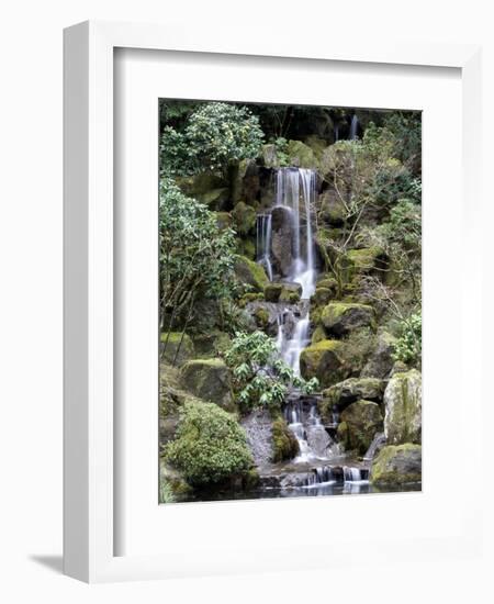 Japanese Gardens-Rick Bowmer-Framed Photographic Print