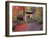 Japanese Gazebo with Fall Colors, Spokane, Washington, USA-Jamie & Judy Wild-Framed Photographic Print